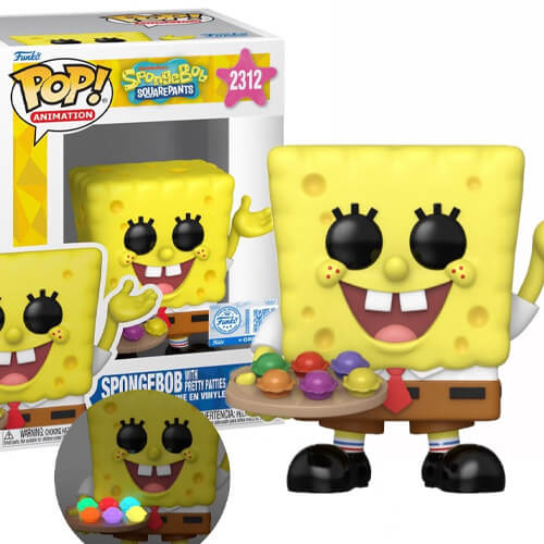 Funko Pop! SpongeBob with Pretty Patties (Glows in The Dark) (Special Edition) #2312