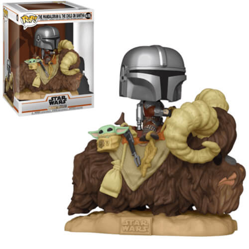 Funko Pop! Deluxe: The Mandalorian & The Child of Bantha #416 Bobble-Head