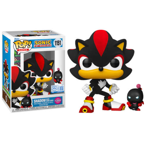 Funko Pop! Sonic The Hedgehog - Shadow with Dark Chao (Flocked) (Special Edition) #1151