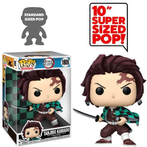 Funko Pop! Jumbo Demon Slayer - Tanjiro Kamado #1805 Vinyl Figure (25cm)