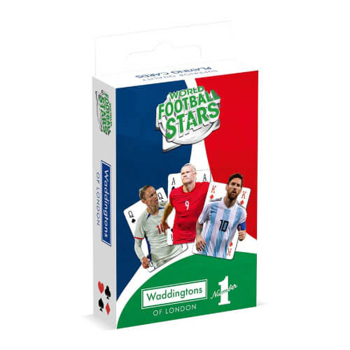 Waddingtons Number 1 - World Football Stars Playing Cards